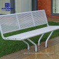 Custom Made Outdoor Modern Stainless Steel Park Seating Bench